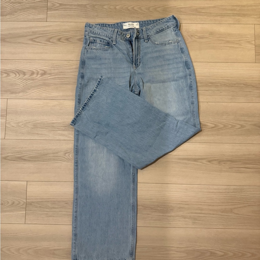 Hollister Light Blue Straight Leg Jeans